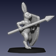 Rabbitfolk-FreeSample.png Rabbitfolk spearman (32mm scale)