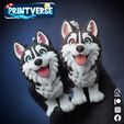 Siberian-Husky-DSC_0002_Siberian-Husky-Shot-B.jpg Flexy Siberian Husky With Snap Fit Head