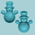 00main.png Christmas Snowman - Molding Arrangement EVA Foam Craft