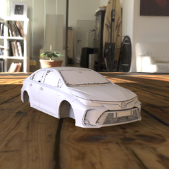 untitled.478.png Fichier STL Toyota Corolla FAIBLE DÉTAIL SANS ROUES・Modèle pour impression 3D à télécharger, niksmodding