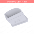 1-3_Of_Pie~1.25in-cookiecutter-only2.png Slice (1∕3) of Pie Cookie Cutter 1.25in / 3.2cm