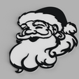 1.png Santa Claus Christmas Head Christmas Head Wall Picture