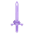 rose sword.stl Brinco Rose Sword