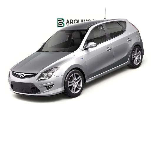 Hyundai i30 blue 2011