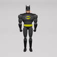BTAS.png Animated Bat 3D Printable Action Figure