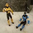 Scorpion & Sub Zero Mortal Kombat Action Figures