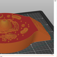 slicer.png 3D Printable Animal Cell Model with Multi-Language Legends  (English, Spanish, German, Polish)