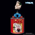 Popeye_Renders001.jpg Popeye 3d model Figure and Can