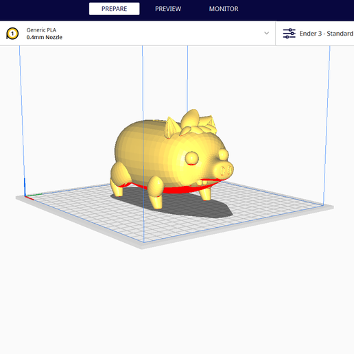 The Simpsons Pig Piggy Bank - 3D model önizlemesi