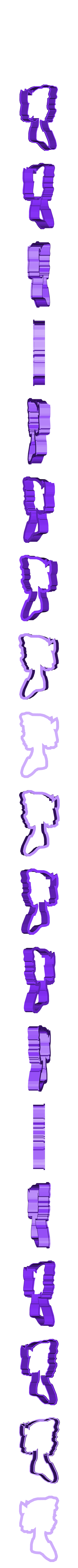 la novia de peter.stl Ensemble d'emporte-pièce à l'emporte-pièce Peter Pan