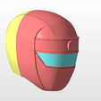 front.png power rangers red alien ranger helmet stl file for 3d printing