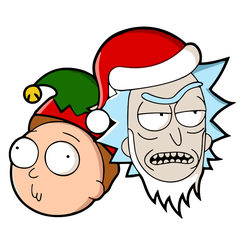 hohoho.png santa rick and morty cutter