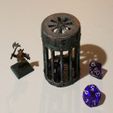 03.JPG D&D Dice Prison III or Jail with Lid for Dungeons & Dragons, Pathfinder or other Tabletop Games