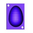 moule_oeufs_de_paques_petit_renverser_fixed.stl Mold for Easter eggs