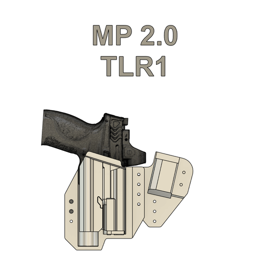 Smith and Wesson M&P 2.0 TLR1 Sidecar Holster Mold