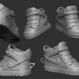 Screen Shot 2020-02-17 at 6.08.58 pm.png Chibi Nike Dunks Shoe Vinyl statue and keyring - No Supports needed