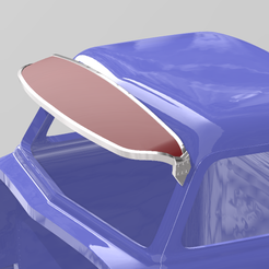 1.png STL file VINTAGE SUNVISOR FOR SCALE AUTOS MODEL 2・3D printing model to download