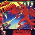 super-metroid-cover-artwork-usa-box.jpg LITHOPHANE Cover Super Metroid SNES Nintendo