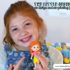 TLD Girl.jpg Скачать бесплатный файл STL The Little Designer kids • Образец для 3D-принтера, yanizo