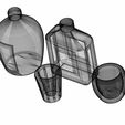 Set-Bottiglie-Bicchieri-scala-1-12-wireframe.jpg Set of Bottles and Glasses 1:12 Scale for Action Figures