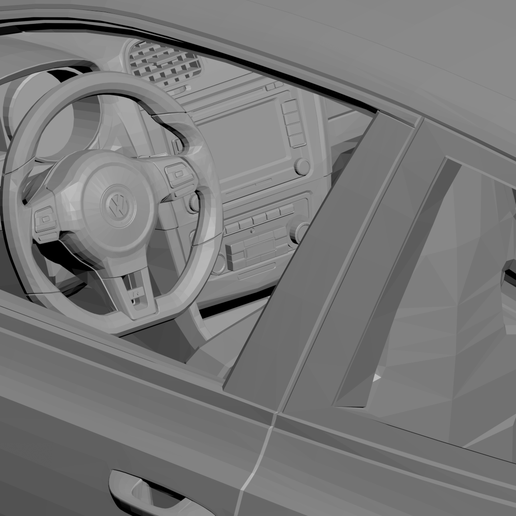 🏌️ Golf R 2010・ OBJ File for 3D printing・Cults