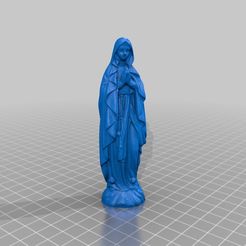 0ad16f301e40b64dab2bf9c90f86e298.png Mother Mary Statue 2 (3D Scan)
