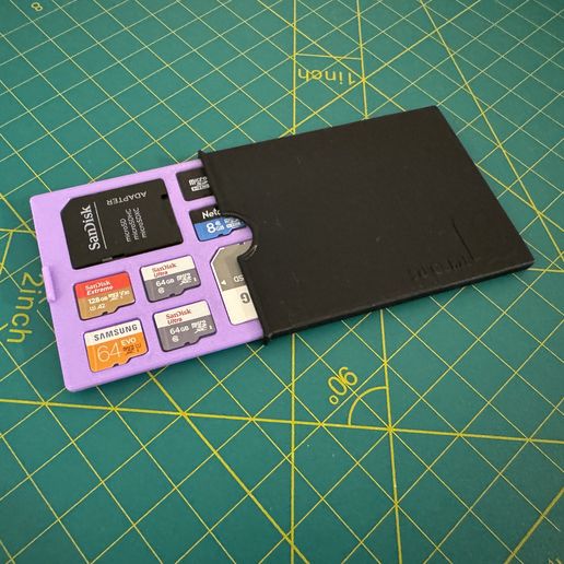🎵 Wallet Style SD & Micro SD Cases・ STL File for 3D printing・Cults