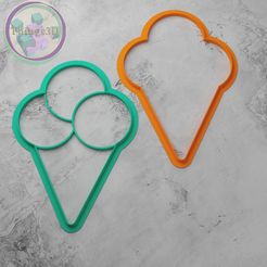 e593 e "ain Fichier STL emporte-pièce pour crème glacée・Design imprimable en 3D à télécharger