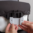 Capture d’écran 2017-10-31 à 15.39.51.png Free STL file Klickfix wall mount for Ortlieb handlebar bag・3D printer model to download