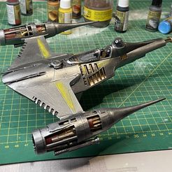IMG_6280-2.jpg Archivo 3D Mandalorian N1 Naboo starfighter - Star Wars 3D model・Modelo para descargar y imprimir en 3D, ADSarts_Design