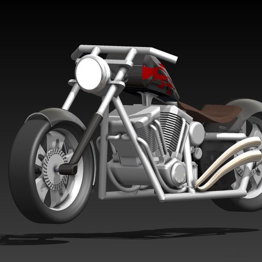 🏍️ MOTORCYCLE・ STL File for 3D printing・Cults