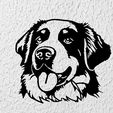 Sin-título.jpg Saint Bernard dog wall decor wall decoration pet dog deco wall house Pet
