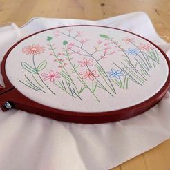 PXL_20201118_133137100.jpg Free STL file Embroidery Hoop・3D print model to download