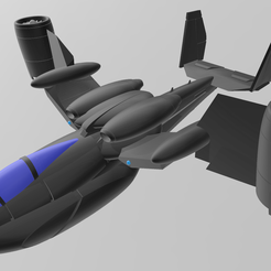 Untitled4.png Free STL file Harpy Attack VTOL・3D printable model to download