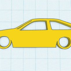 Web-capture_14-11-2023_171037_www.tinkercad.com.jpeg Porte-clés Toyota Corolla Levin GT Apex AE86 Silhouette