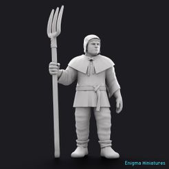 8.jpg Peasant with pitchfork | EM.8