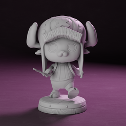 Front.png STL file Tony Tony Chopper One Piece・3D printer design to download