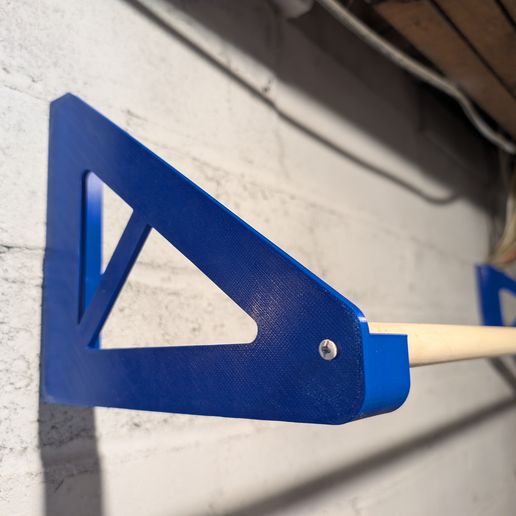 Filament roll storage bracket set