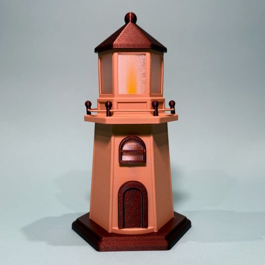 Lighthouse LED Tea Light Decoration