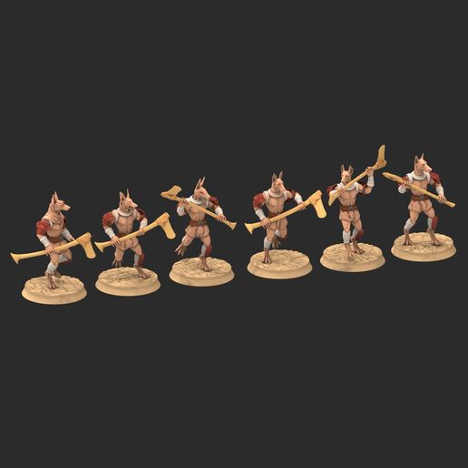 Keyshot.2903.jpg Netjeret Rebels - Mekhenty | Executioners with Two-Handed Axes
