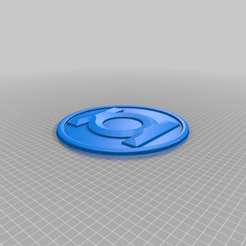 Green_Corps.png Free STL file Green Lantern Corps Emblem・3D printable object to download