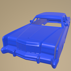 e16_013.png STL file Lincoln Continental sedan 1975 PRINTABLE CAR BODY・3D printer design to download