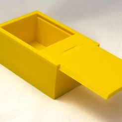 Box_with_sliding_lid-1_display_large.jpg Бесплатный STL файл Box with sliding lid・Дизайн 3D-принтера для скачивания, Jakwit