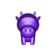9.stl Cartoon Cow for 3D Printing