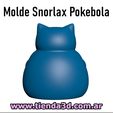 snorlax-pokebola-4.jpg Pokemon Snorlax Pokebola Pokemon Flowerpot Mold