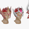 01.png 15 СТИЛИЗОВАННЫХ МОДЕЛЕЙ ШЛЕМА PACK 1 - Low Poly