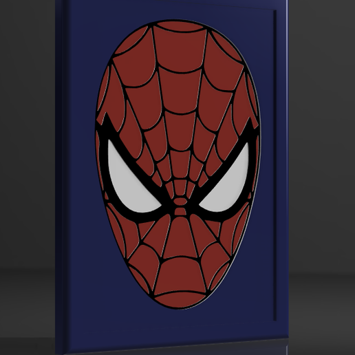3.png Archivo STL Marco decorativo "Spiderman" v2・Modelo imprimible en 3D para descargar, tweety35