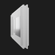 IMG_1976.png White Sliding Double Glazed Sliding Window - 3D Design for Home Printing
