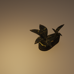 Black-Flower-rendered.png Decoration piece