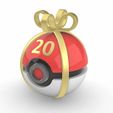 Number-20.jpg Pokeball Christmas Calendar Gift Box 1-24 Pokeballs